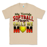 Mushroom my favorite softball player calls me mom Classic Tee - Zillion Design Studio
