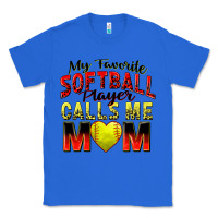True Royal my favorite softball player calls me mom Classic Tee - Zillion Design Studio