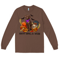 Chestnut Happy Howl-o-ween Long Sleeve Tee - RanaPortraitStore