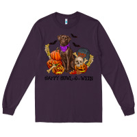Plum Happy Howl-o-ween Long Sleeve Tee - RanaPortraitStore
