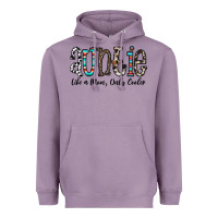 Lavender auntie  like a mom, only cooler Heavyweight Hoodie - CowhideDigitalArt