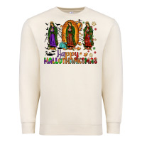 Sandshell our lady of guadalupe happy hallothanksmas Premium Sweatshirt - JahusDesignShop