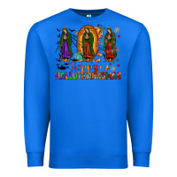 True Royal our lady of guadalupe happy hallothanksmas Premium Sweatshirt - JahusDesignShop