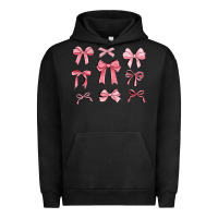 Pigment Black pink ribbons Urban Hoodie - MaliasSmallBusiness