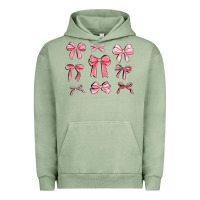 Pigment Oil Green pink ribbons Urban Hoodie - MaliasSmallBusiness