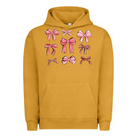 Pigment Peanut Butter pink ribbons Urban Hoodie - MaliasSmallBusiness