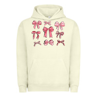 Pigment Pistachio pink ribbons Urban Hoodie - MaliasSmallBusiness