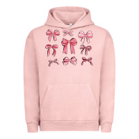 Pigment Salmon pink ribbons Urban Hoodie - MaliasSmallBusiness