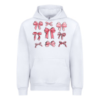 White pink ribbons Urban Hoodie - MaliasSmallBusiness