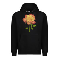 Black rainbow's end rose Premium Hoodie - LillyAllenDesigns