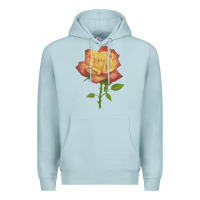 Blue Mist rainbow's end rose Premium Hoodie - LillyAllenDesigns