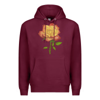 Burgundy rainbow's end rose Premium Hoodie - LillyAllenDesigns