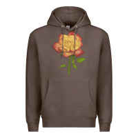 Coffee rainbow's end rose Premium Hoodie - LillyAllenDesigns