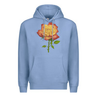 Colony Blue rainbow's end rose Premium Hoodie - LillyAllenDesigns