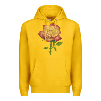 Lemon rainbow's end rose Premium Hoodie - LillyAllenDesigns