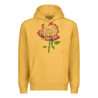 Mustard rainbow's end rose Premium Hoodie - LillyAllenDesigns