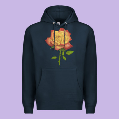 Rainbow's End Rose Premium Hoodie Designed By Lillyallendesigns
