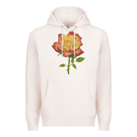 Pale Pink rainbow's end rose Premium Hoodie - LillyAllenDesigns