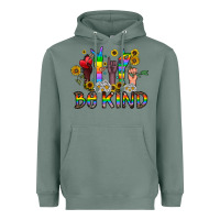 Sage be kind Heavyweight Hoodie - CowhideDigitalArt