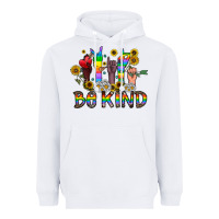 White be kind Heavyweight Hoodie - CowhideDigitalArt