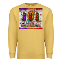 Antique Gold our lady of guadalupe happy  hallothanksmas tumbler Premium Sweatshirt - JahusDesignShop