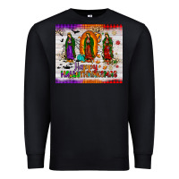 Black our lady of guadalupe happy  hallothanksmas tumbler Premium Sweatshirt - JahusDesignShop