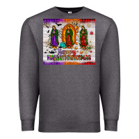 Charcoal Heather our lady of guadalupe happy  hallothanksmas tumbler Premium Sweatshirt - JahusDesignShop