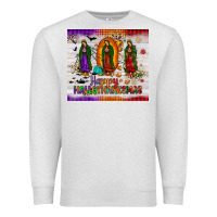 Oatmeal Heather our lady of guadalupe happy  hallothanksmas tumbler Premium Sweatshirt - JahusDesignShop