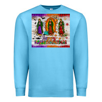 Ocean Blue our lady of guadalupe happy  hallothanksmas tumbler Premium Sweatshirt - JahusDesignShop