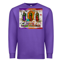 Purple our lady of guadalupe happy  hallothanksmas tumbler Premium Sweatshirt - JahusDesignShop