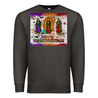 Smoke our lady of guadalupe happy  hallothanksmas tumbler Premium Sweatshirt - JahusDesignShop