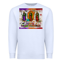 White our lady of guadalupe happy  hallothanksmas tumbler Premium Sweatshirt - JahusDesignShop