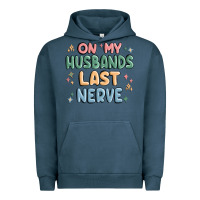 Pigment Midnight Navy on my husbands last last nerve Urban Hoodie - MaliasSmallBusiness