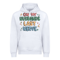 White on my husbands last last nerve Urban Hoodie - MaliasSmallBusiness