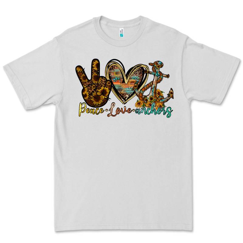 Peace Love Anchors Premium Tee by RacoonDesign | Teevron