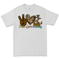 Dove Grey peace love anchors Premium Tee - RacoonDesign