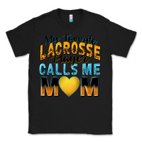 Black my favorite lacrosse player calls me mom Classic Tee - Zillion Design Studio