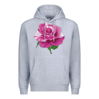 Heather Grey parade day rose Premium Hoodie - LillyAllenDesigns