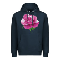 Navy parade day rose Premium Hoodie - LillyAllenDesigns