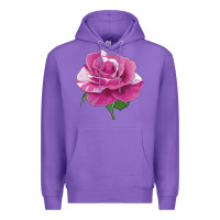 Purple parade day rose Premium Hoodie - LillyAllenDesigns