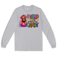 Moon Dust I herd there would be candy Heifer Long Sleeve Tee - RanaPortraitStore