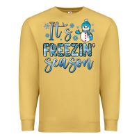 Antique Gold it s freezin season Premium Sweatshirt - JahusDesignShop