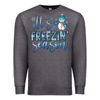 Charcoal Heather it s freezin season Premium Sweatshirt - JahusDesignShop