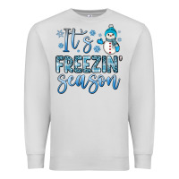Dove Grey it s freezin season Premium Sweatshirt - JahusDesignShop