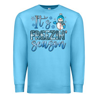 Ocean Blue it s freezin season Premium Sweatshirt - JahusDesignShop