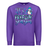 Purple it s freezin season Premium Sweatshirt - JahusDesignShop