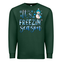 Sports Green it s freezin season Premium Sweatshirt - JahusDesignShop