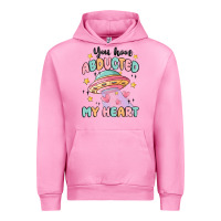 Fuchsia Pink you have abducted my heart Urban Hoodie - MaliasSmallBusiness