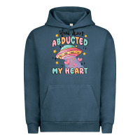 Pigment Midnight Navy you have abducted my heart Urban Hoodie - MaliasSmallBusiness