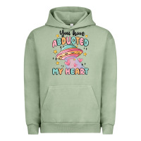Pigment Oil Green you have abducted my heart Urban Hoodie - MaliasSmallBusiness